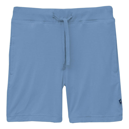Lightweight Drawstring Shorts - Dream Blue