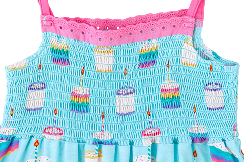 Smocked Birdie Dress - Harlow