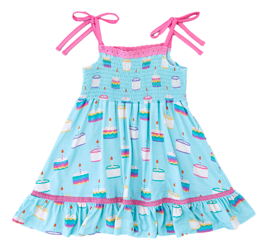 Smocked Birdie Dress - Harlow