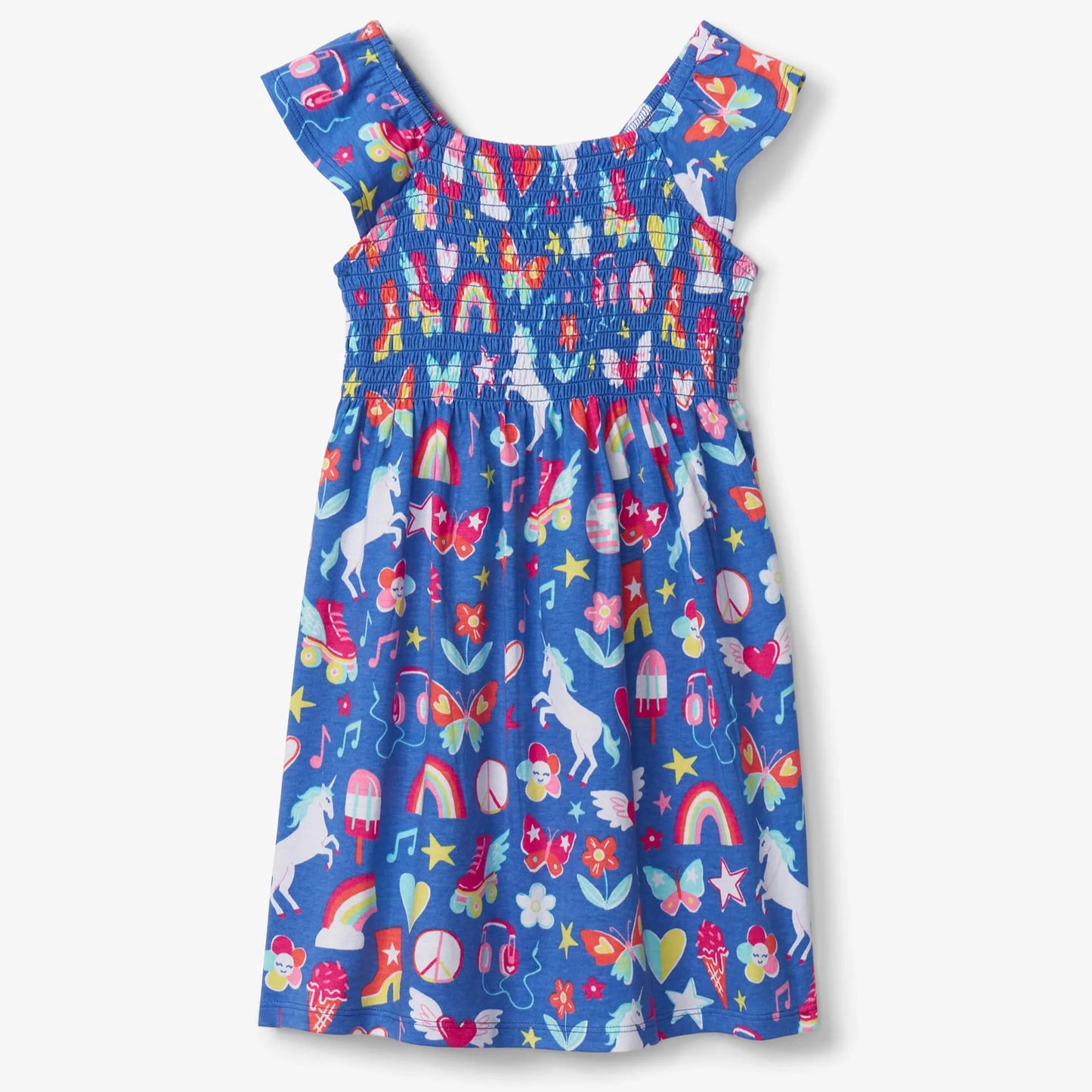 Smocked Dress - Groovy Doodle