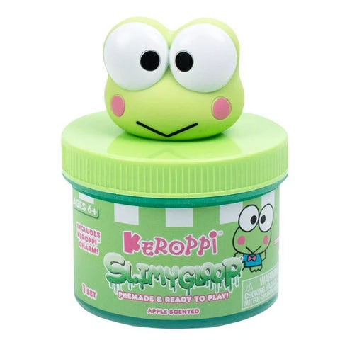 Slimy Gloop - Jar Topper Slime (Keroppi)
