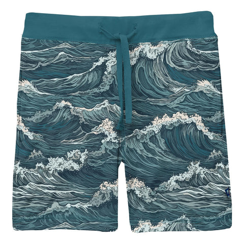Lightweight Drawstring Shorts - Oceanic