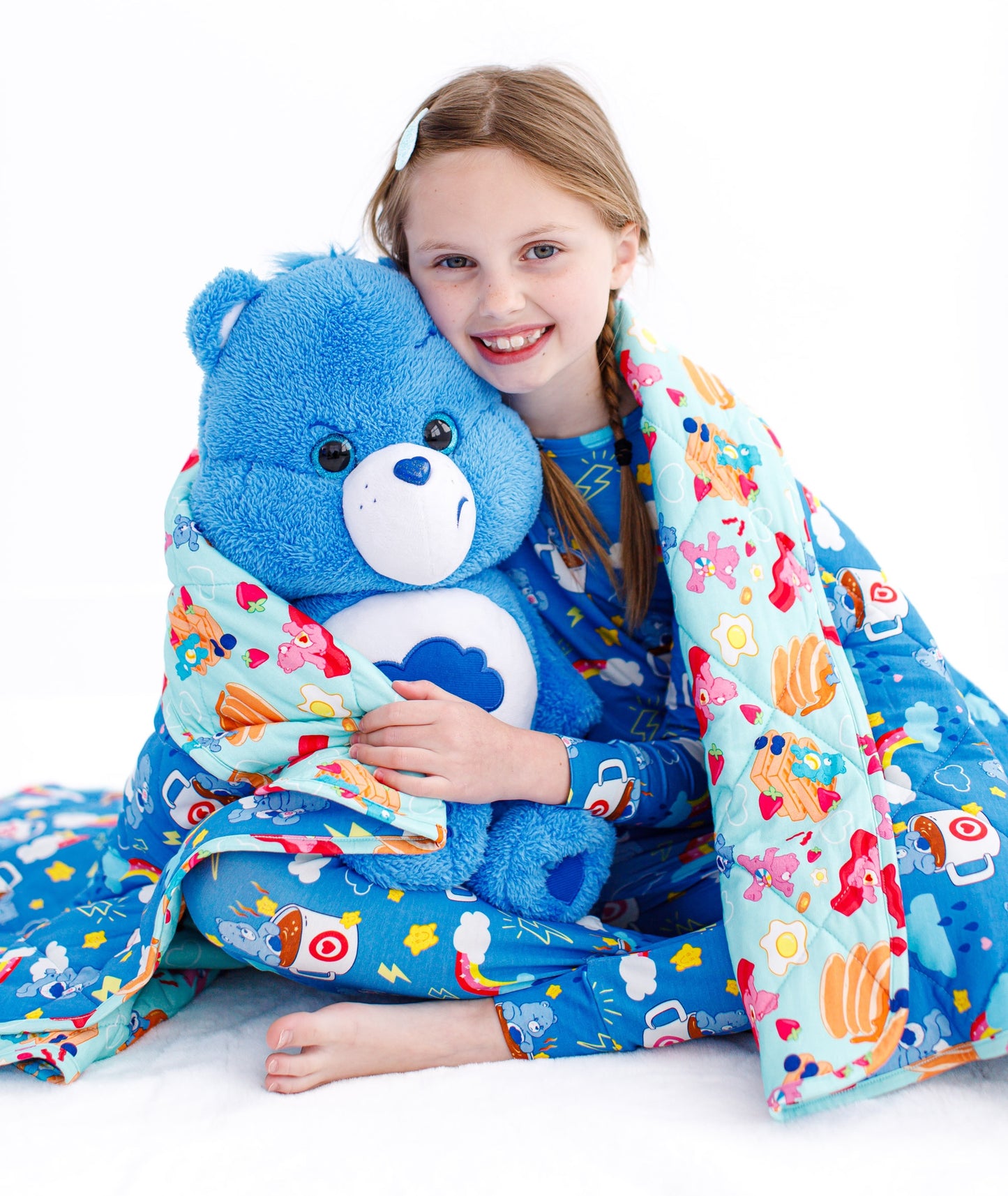 Toddler Birdie Quilt - Care Bears™ Breakfast Bears/Grumpy Coffee