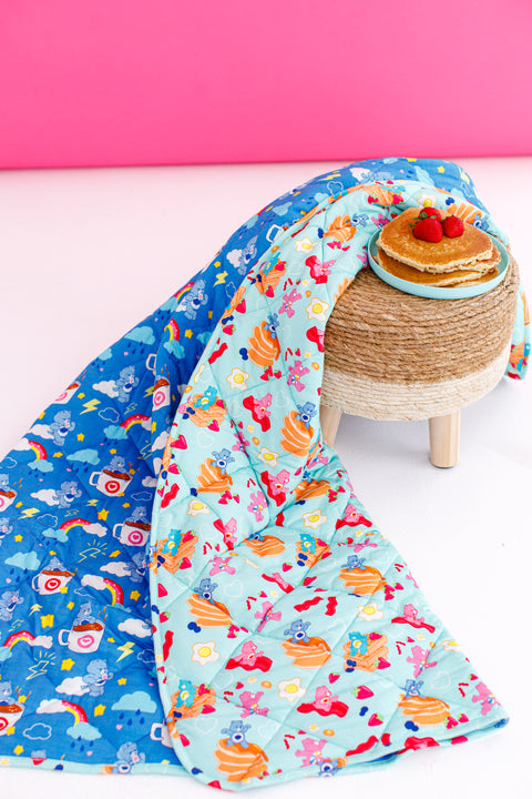 Toddler Birdie Quilt - Care Bears™ Breakfast Bears/Grumpy Coffee