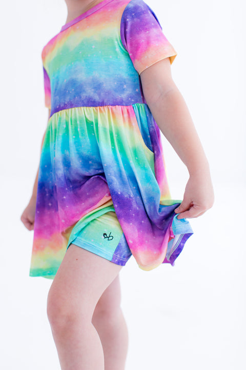 Last One - 2T: Peplum Set with Shorts - Thea