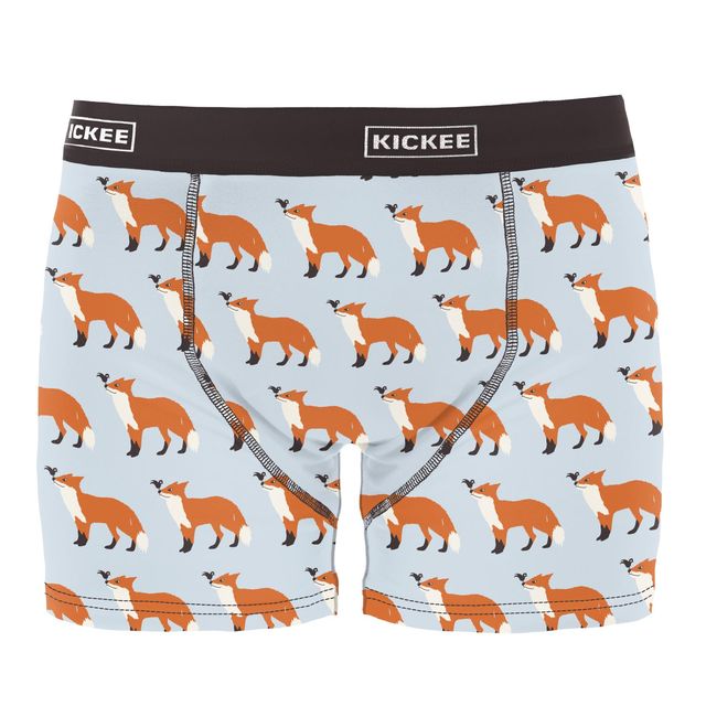 Men's Boxer Brief - Illusion Blue Fox & The Crow