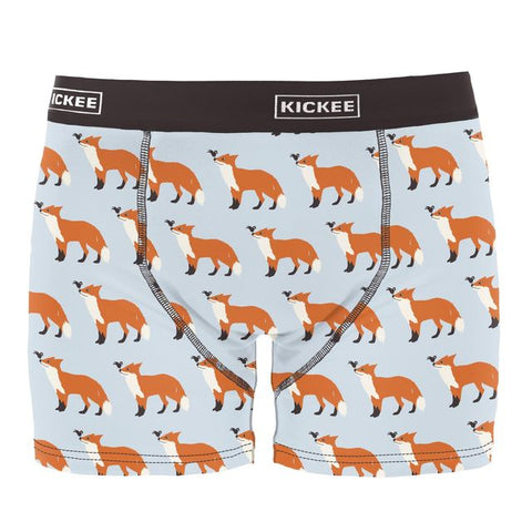 Men's Boxer Brief - Illusion Blue Fox & The Crow