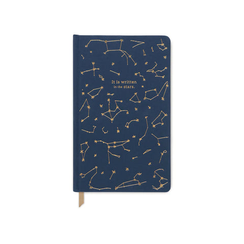 Journal (Hardcover) - Navy Fabric Constellations