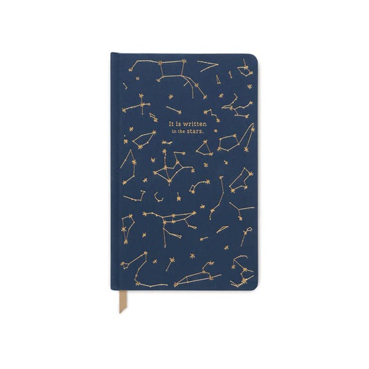 Journal (Hardcover) - Navy Fabric Constellations