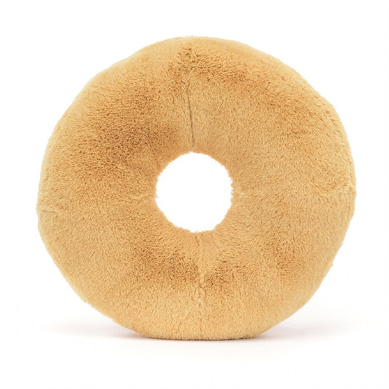 The back view of a stuffed donut