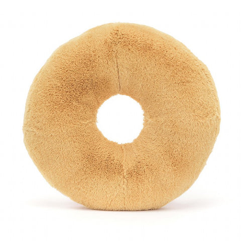 The back view of a stuffed donut