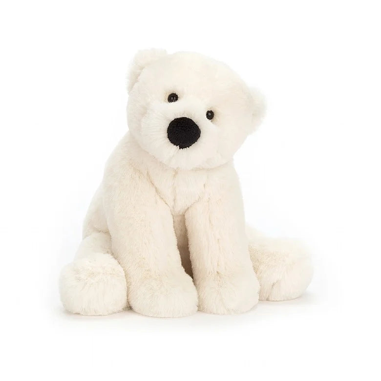 A soft-looking stuffed Polar Bear