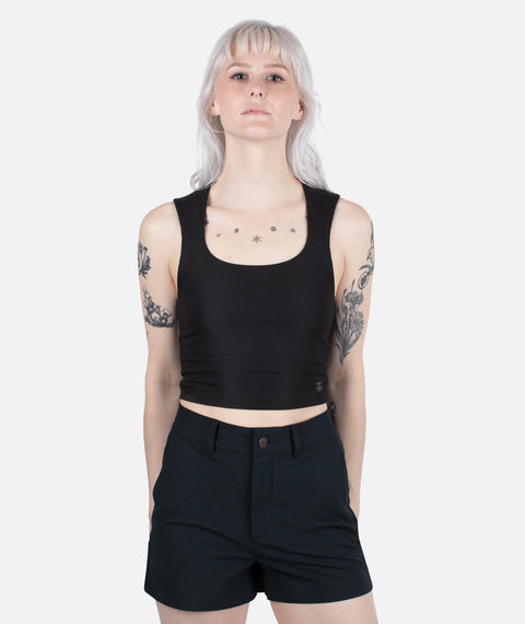 Tank Top - Mystic Ribbed Black