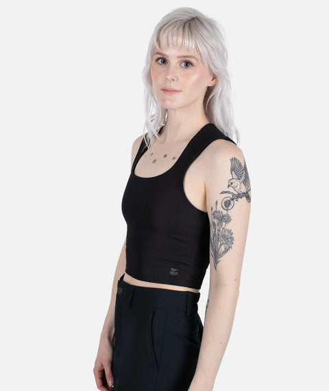 Tank Top - Mystic Ribbed Black