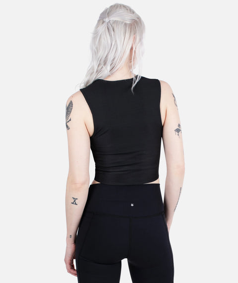Tank Top - Mystic Ribbed Black