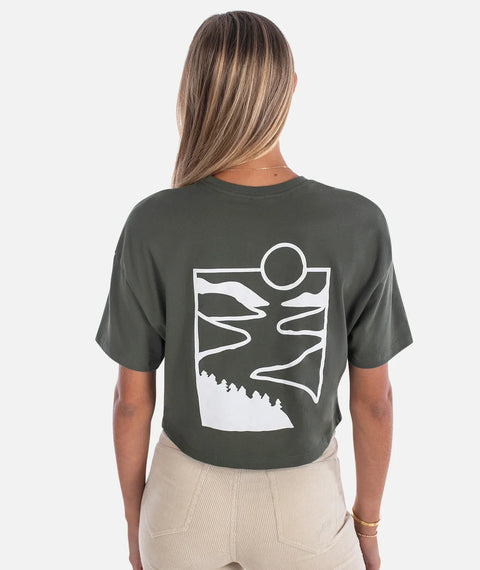 Tee (Short Sleeve) - Water and Woods Military Green