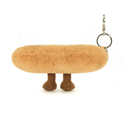 Image shows a back view of the stuffed baguette