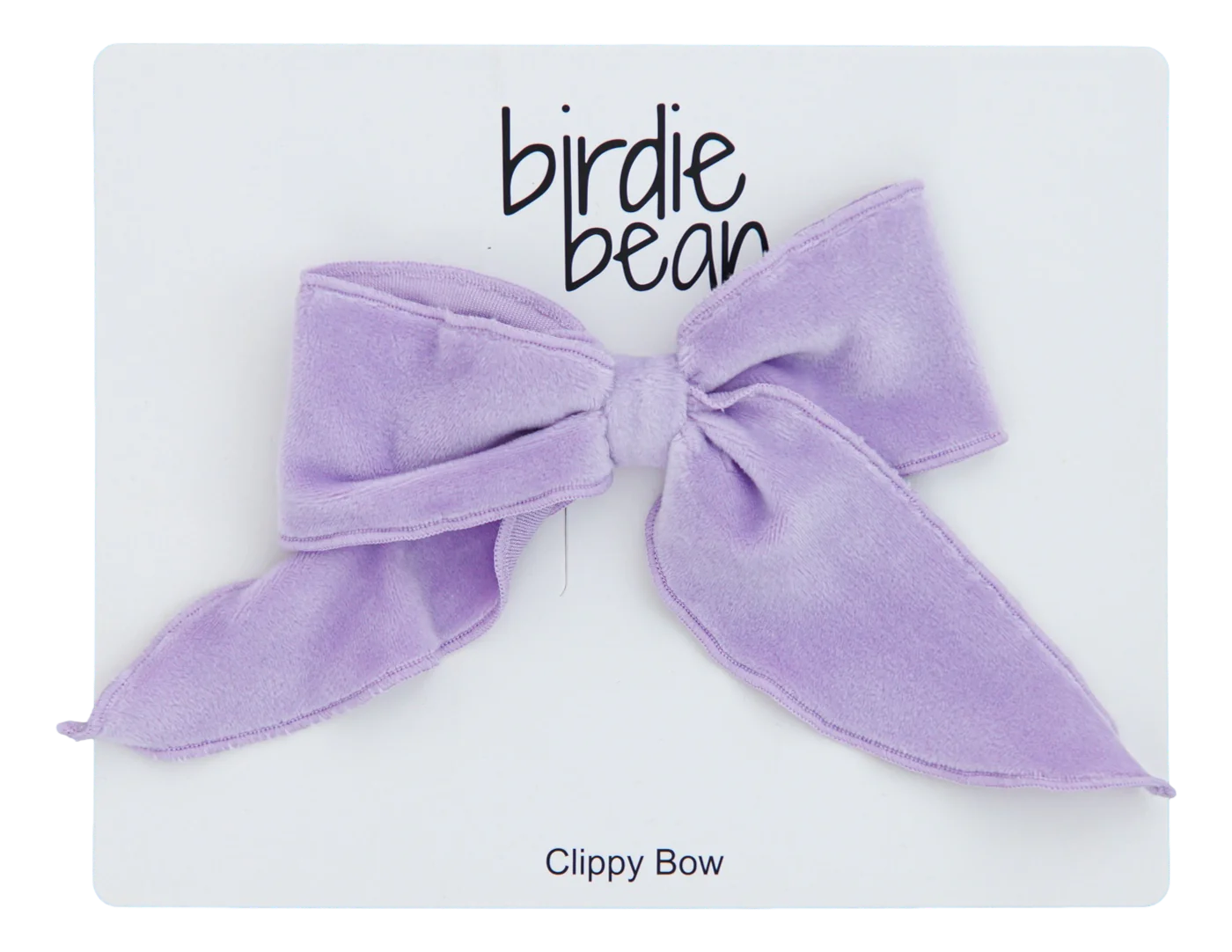 Hair Clip - Lavender Velvet Bow