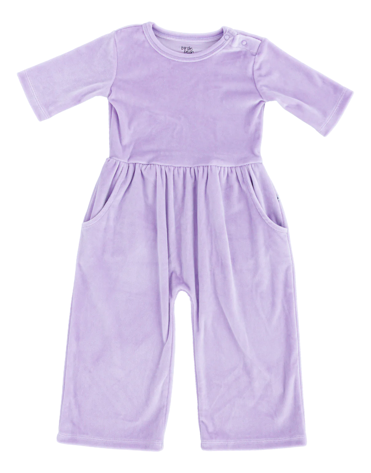 Leggy Jumpsuit - Lavender Velvet