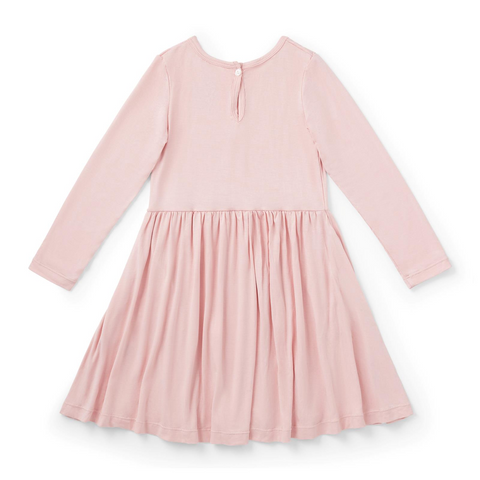 Twirl Dress (Long Sleeve) - Baby Rose