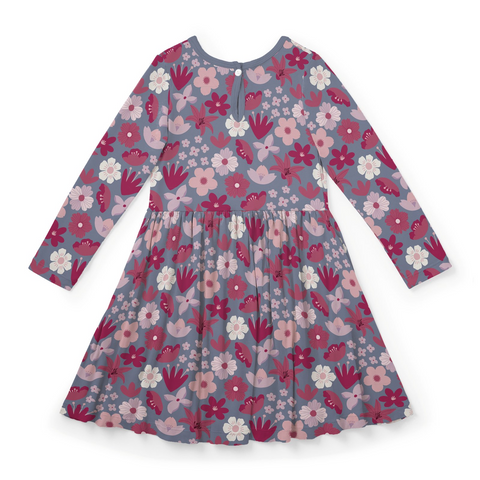 Twirl Dress (Long Sleeve) - Moonlight Picture Day Floral