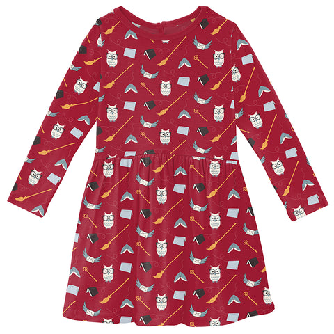 Twirl Dress (Long Sleeve) - Crimson Magical World