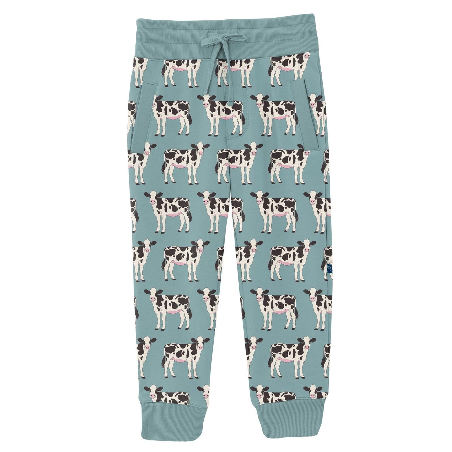 Fleece Joggers - Jade Cows