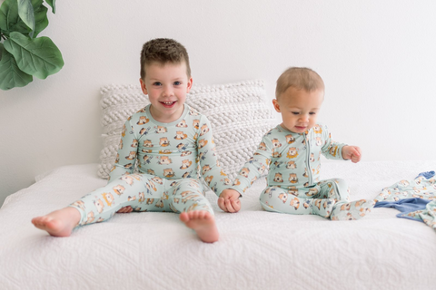 2 Piece Pajamas (Long Sleeve) - Aloe Hamster Antics