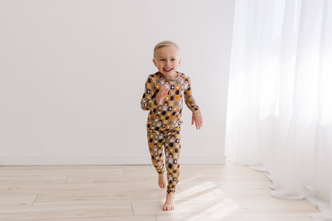 2 Piece Pajamas (Long Sleeve) - Portabella Cats