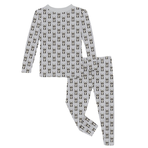 2 Piece Pajamas (Long Sleeve) - Dove Bulldogs