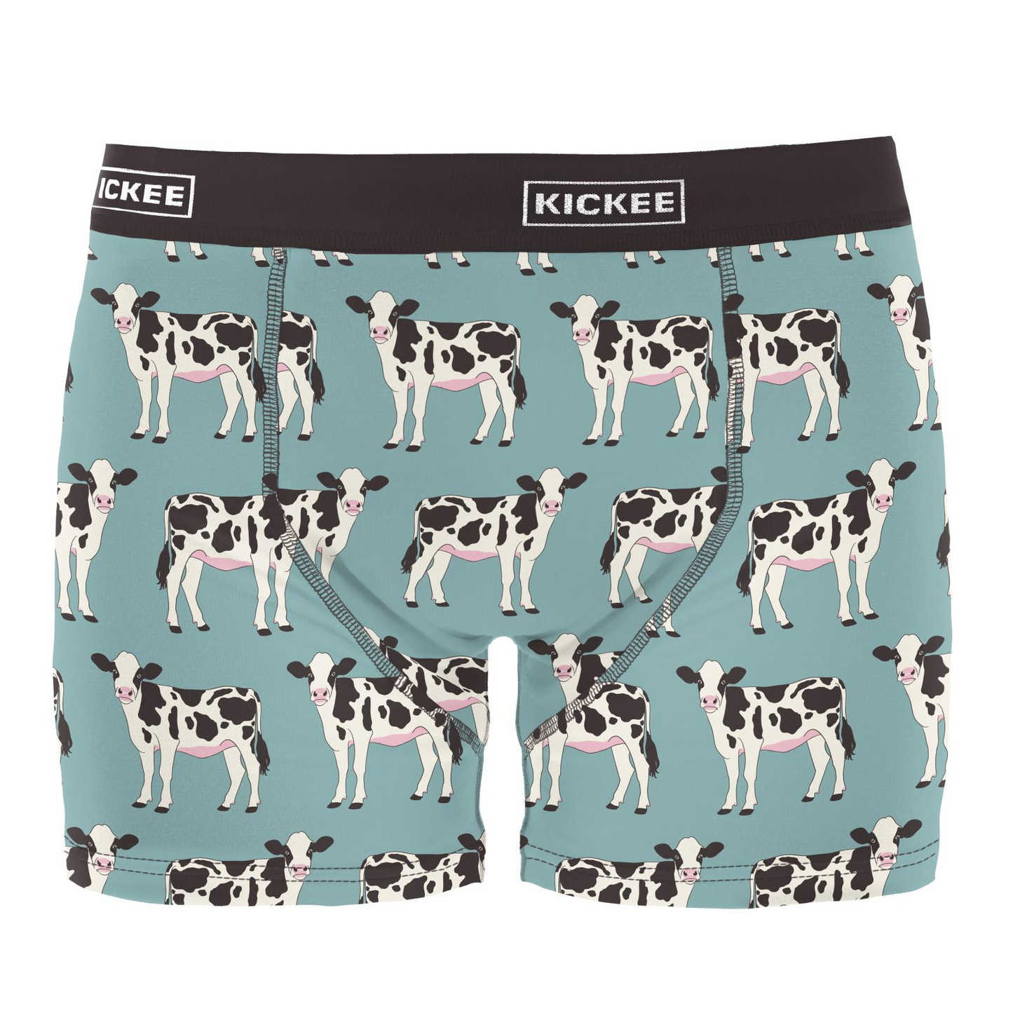 Men's Boxer Briefs - Jade Cows