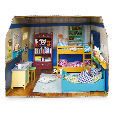 Play Set - Sam & Julia: Cardboard Kids' Bedroom