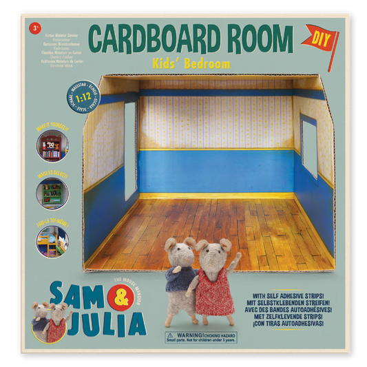 Play Set - Sam & Julia: Cardboard Kids' Bedroom