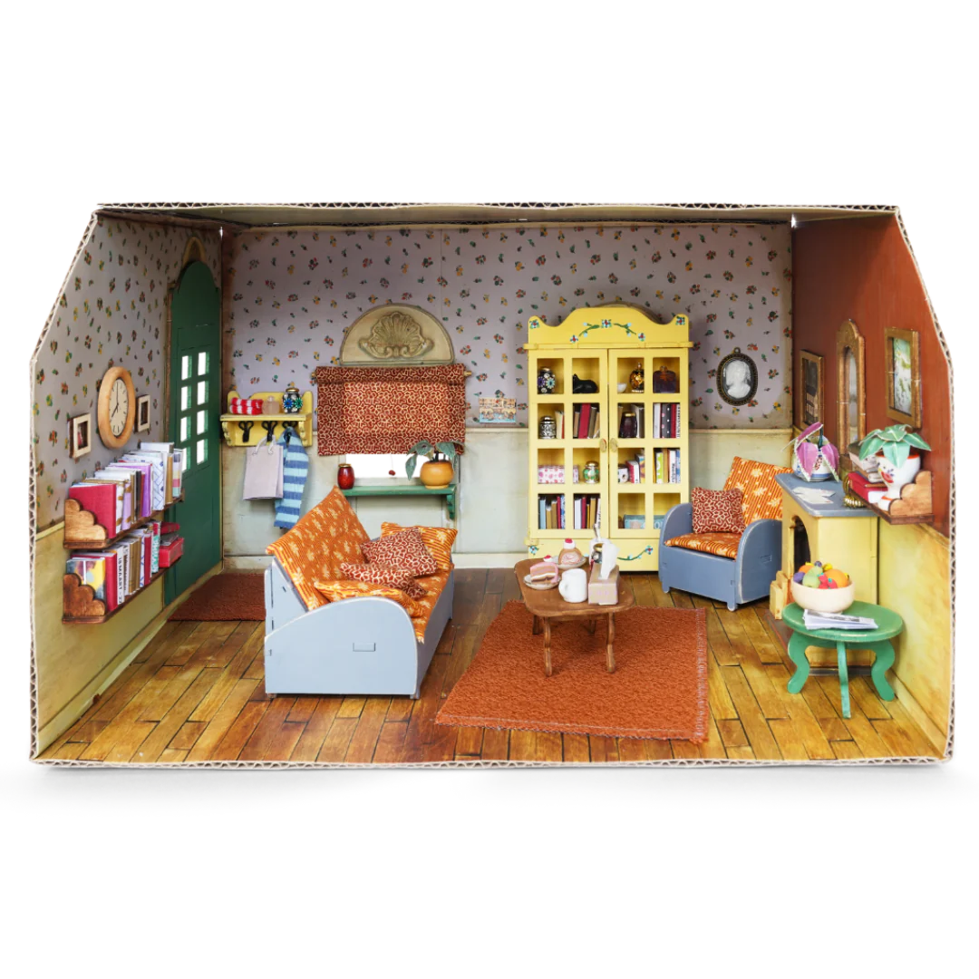 Play Set - Sam & Julia: Cardboard Living Room