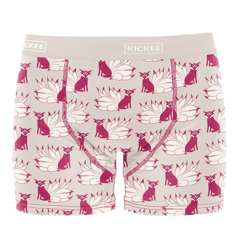 Men's Boxer Brief - Latte Kitsune