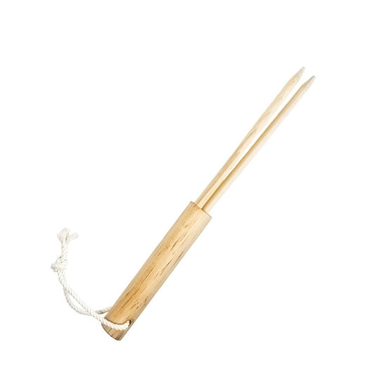 A wooden handle for a duster