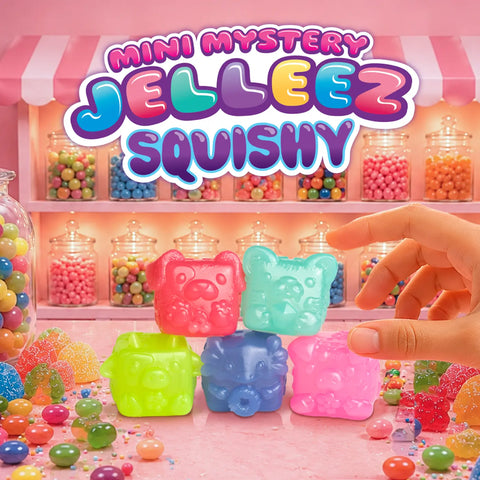 Blind Bag - MushyKinz Mystery Mini Jelleez Squishy 3 Pack