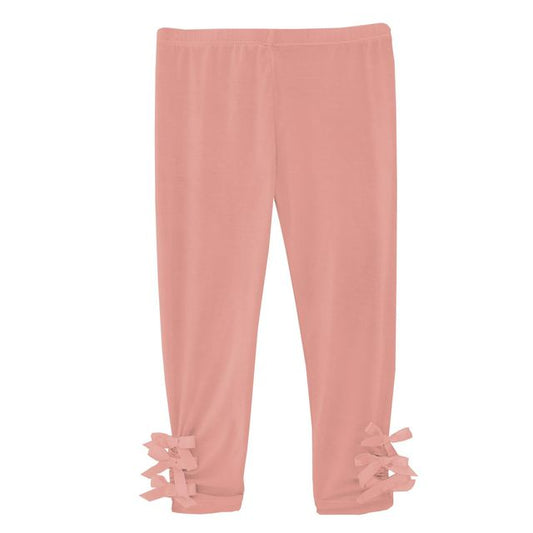 Leggings with Bows - Blush