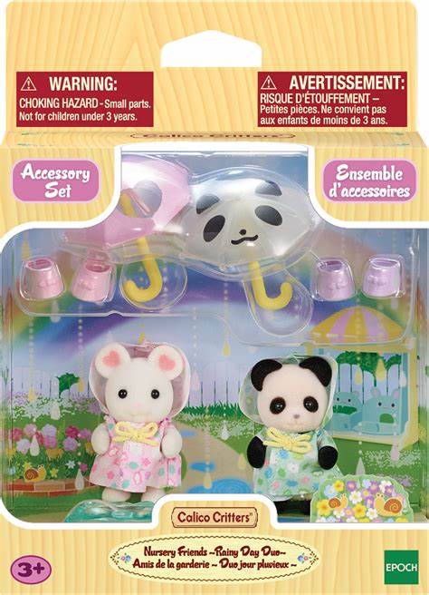 Calico Critters - Nusery Friends: Rainy Day Duo