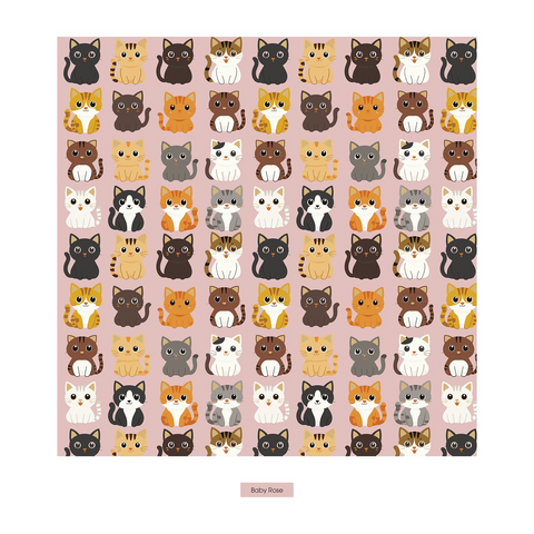 Swing Dress (Long Sleeve) - Baby Rose Cats