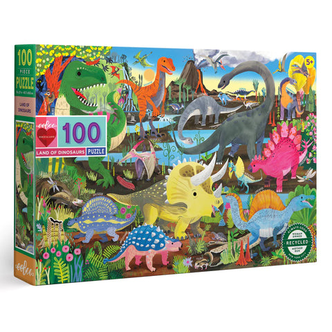 Puzzle - Land of Dinosaurs (100pc)