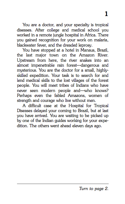 Book - Choose Your Own Adventure: Lost on the Amazon