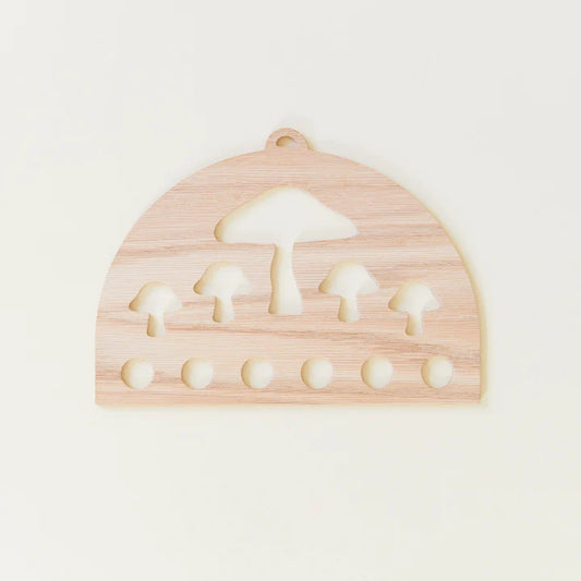 Playsilk Wood Display - Mushrooms