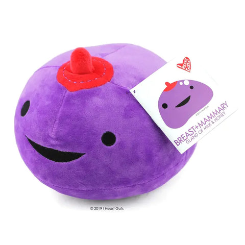 Image shows a top angle view of the stuffed breast.