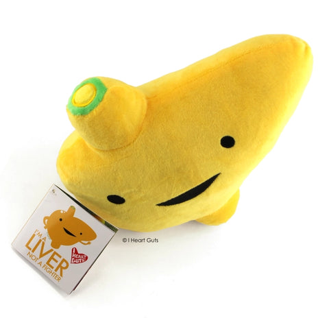 Image shows a top-down view of the stuffed liver