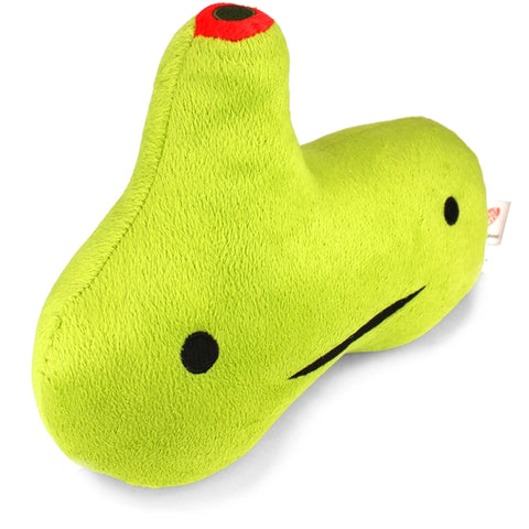 Image shows a top-angle view of the stuffed pituitary gland