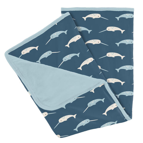 Stroller Blanket - Deep Sea Narwhal
