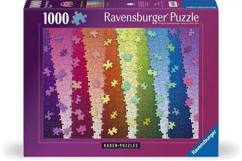 Image shows the puzzle box for the 1000-piece puzzle, Colors on Colors.
