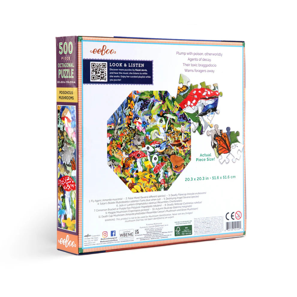Puzzle - Poisonous Mushrooms (500pc) – Childish Tendencies and Wind ...