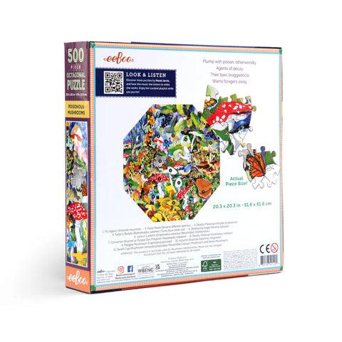 Image shows the back of the puzzle box